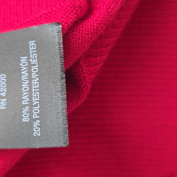 SIMPLY STYLED BRAND WOMEN'S MISSY SIZE RED FRONT BUTTON CARDIGAN SIZE XL - Picture 14 of 15